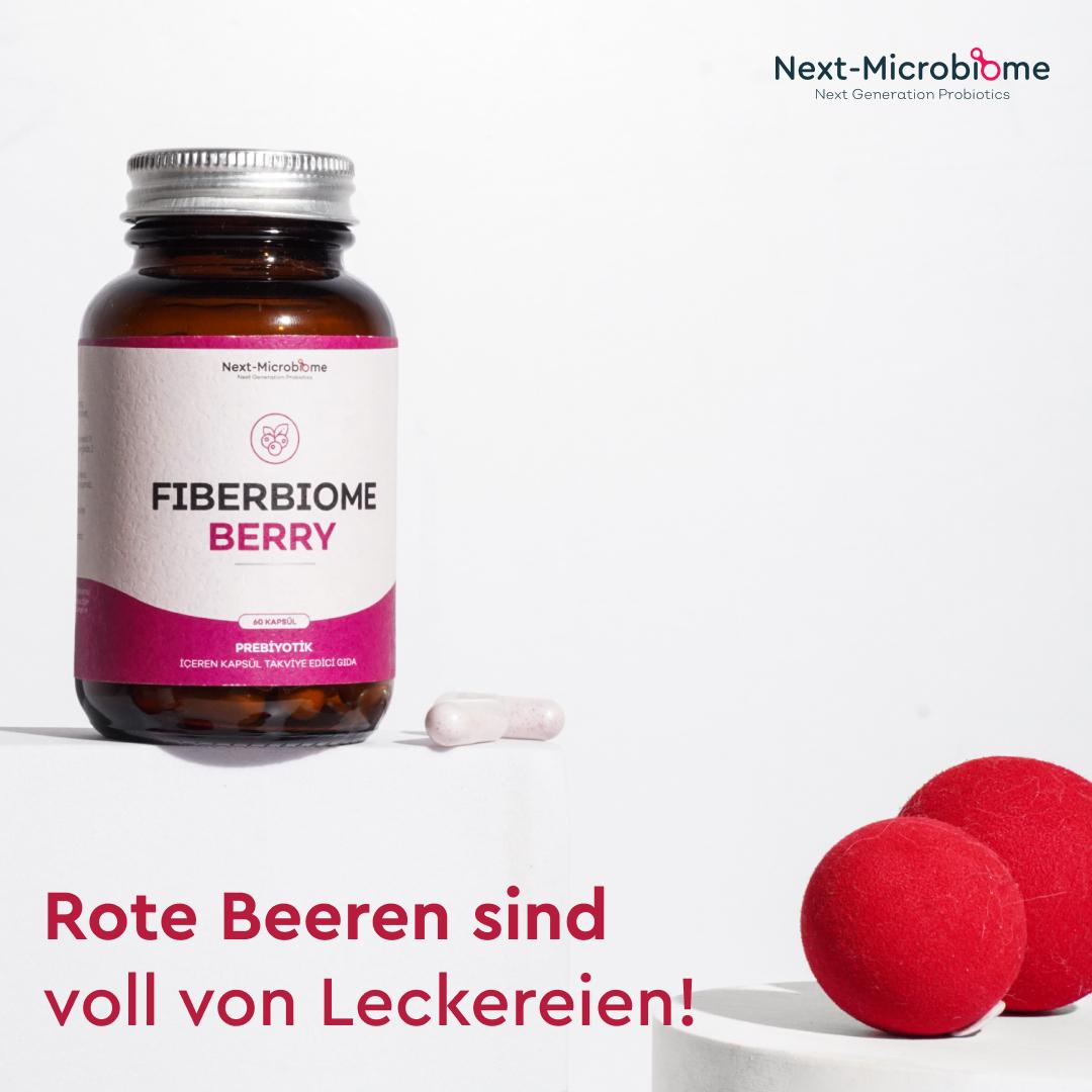 Fiberbiome-Berry – Präbiotisches Nahrungsergänzungsmittel für die Darmgesundheit, 60 Kapseln